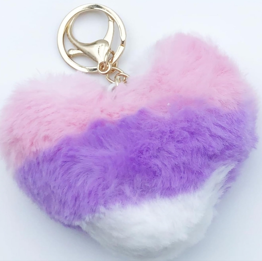 Keychain Purse Charm💜🩷🤍 - Picture 5 of 5